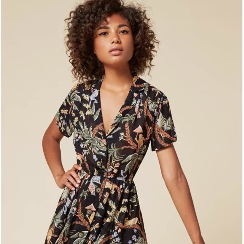 Reformation Posy Dress - Fusion - Monkey print 🐵